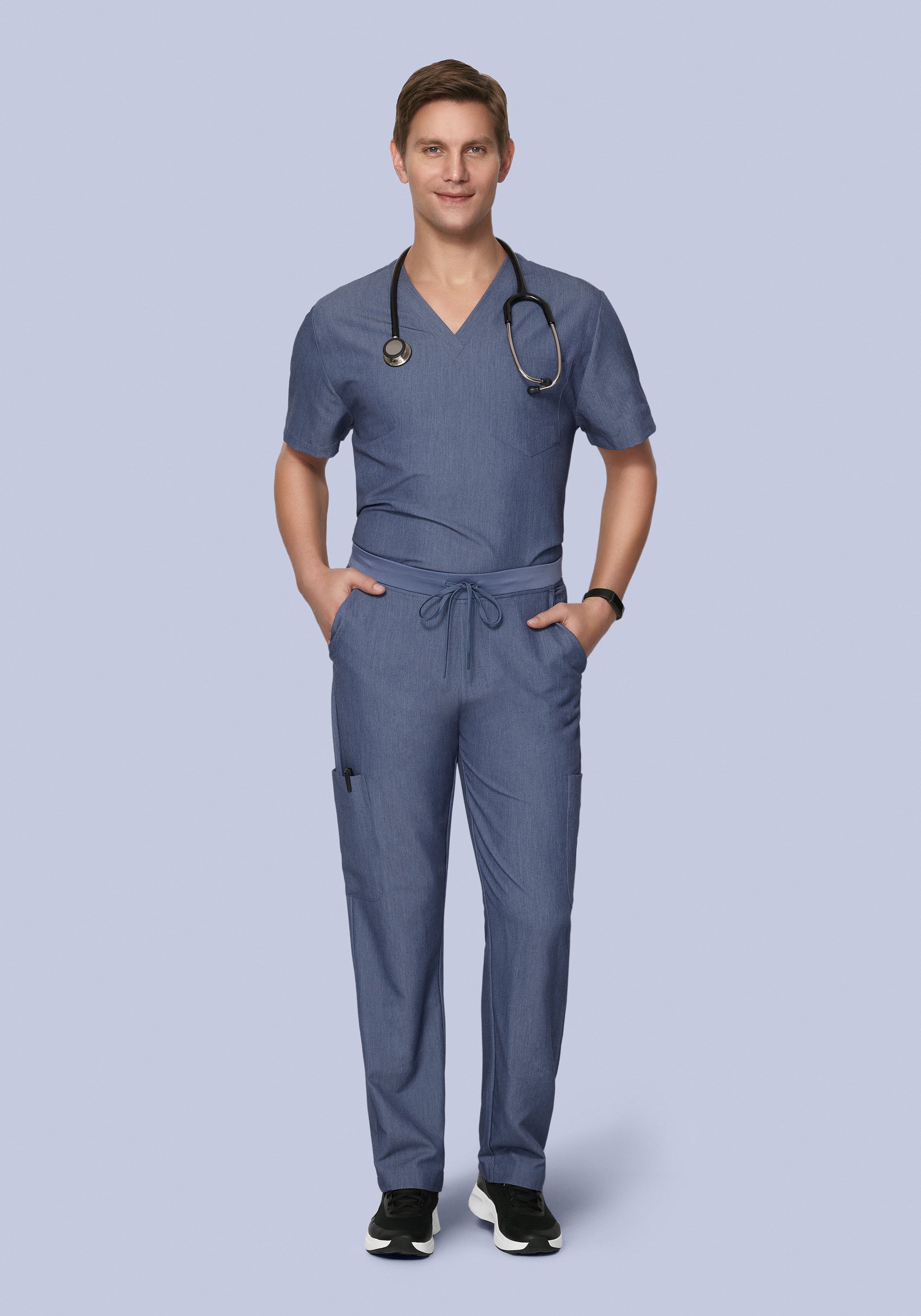 7 Pocket Cargos Heather Denim
