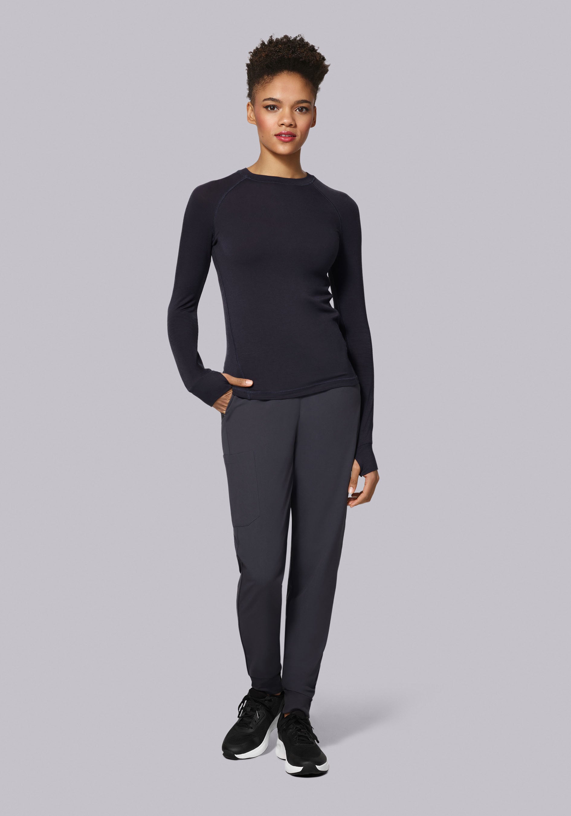 Women's Underscrubs Steel