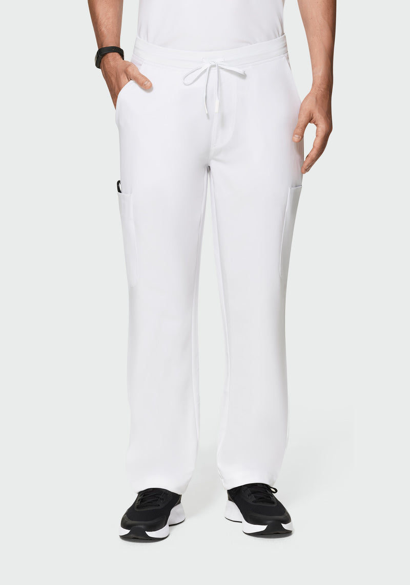 Just Love Women's Medical Scrubs - Six Pocket Set with Comfortable V-Neck  and Cargo Pant (White, X-Large)