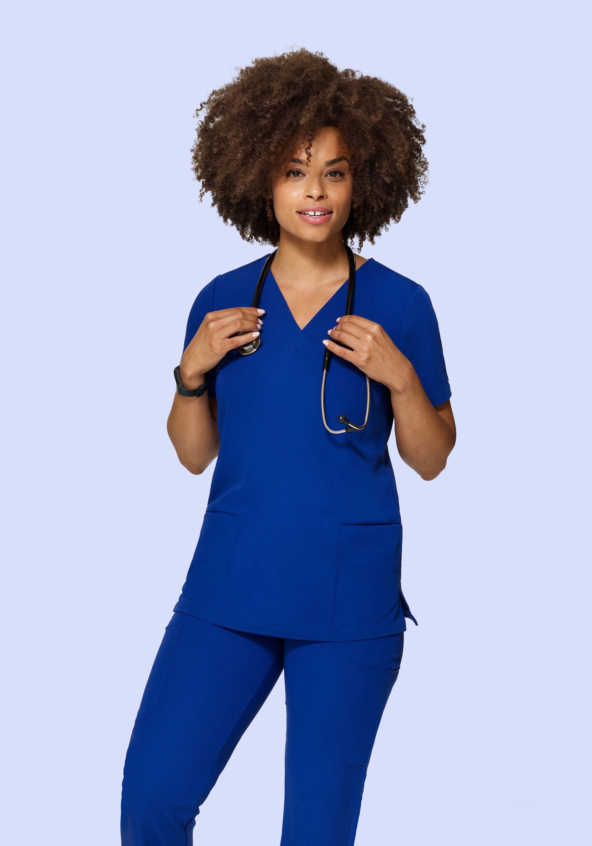 6 Pocket Top Galaxy Blue