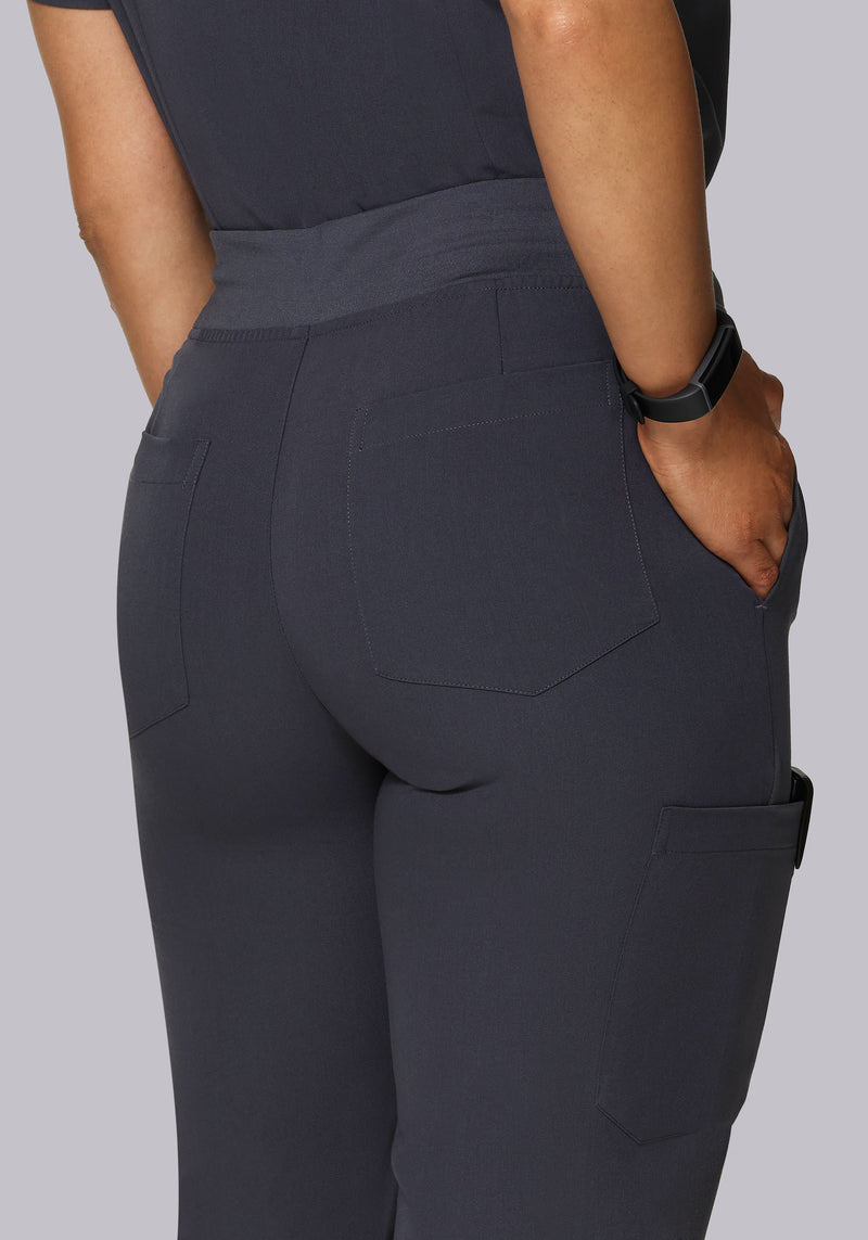 High Waisted Joggers Pewter