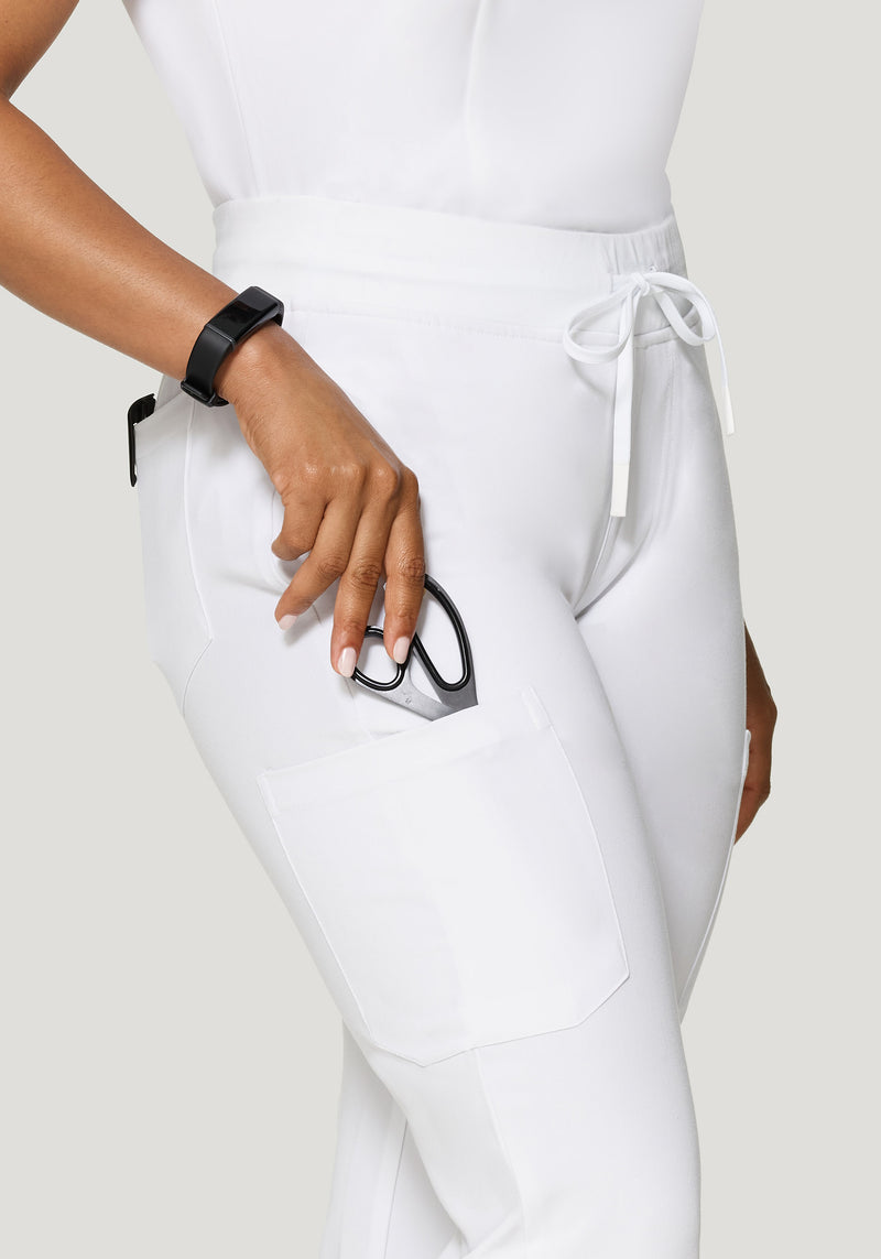9 Pocket Cargo Pants White
