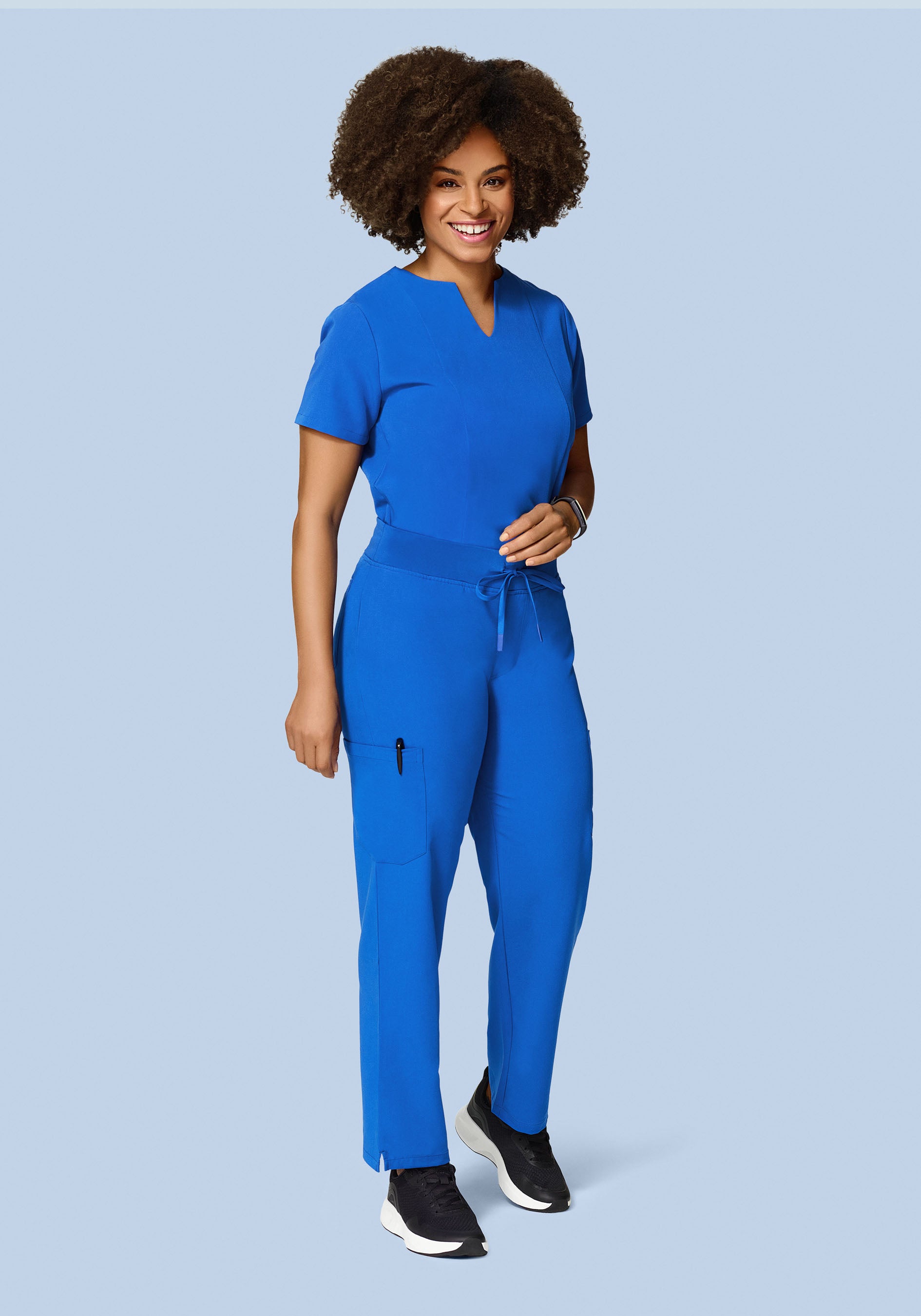 9 Pocket Cargo Pants Royal Blue