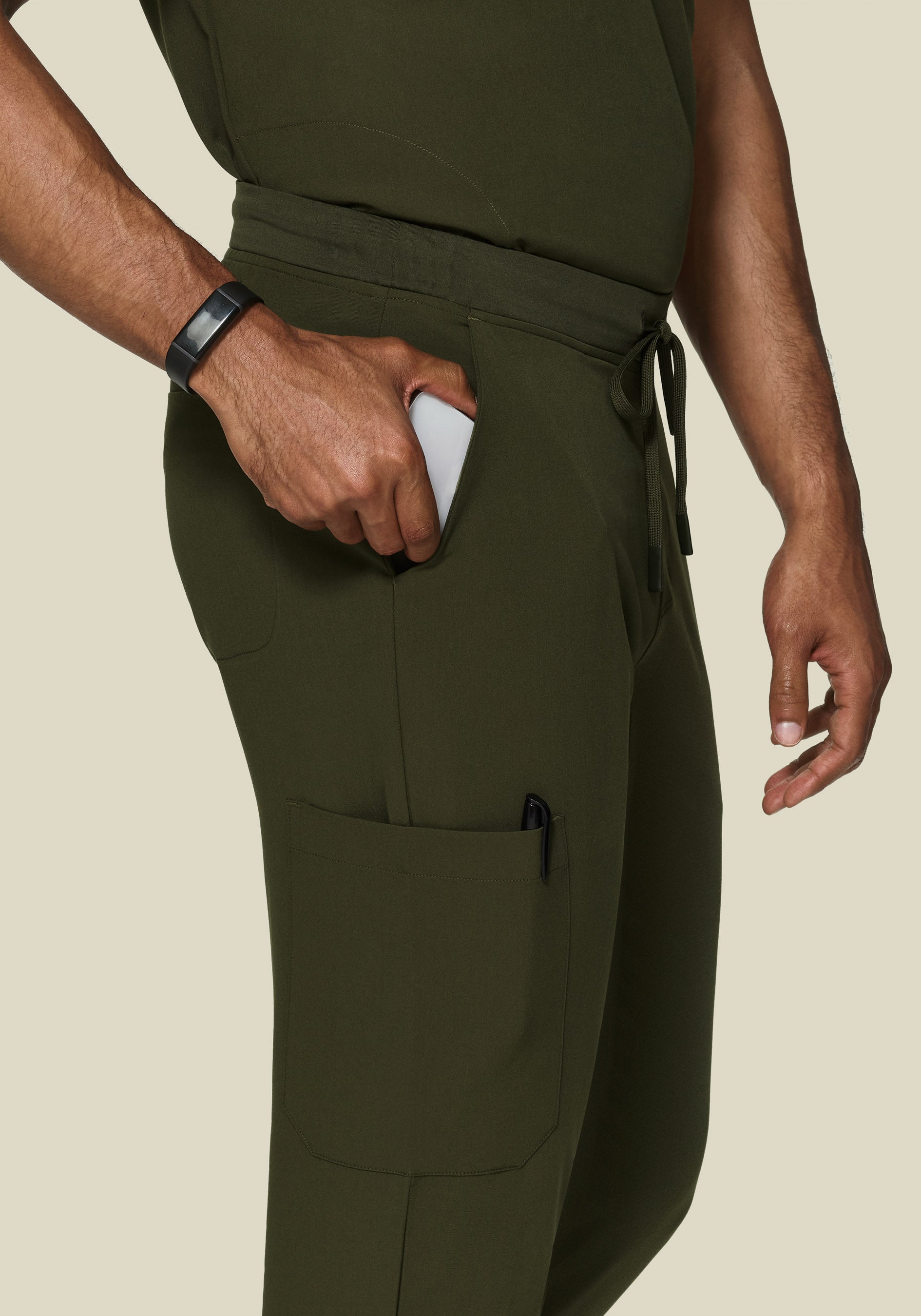 7 Pocket Joggers Olive