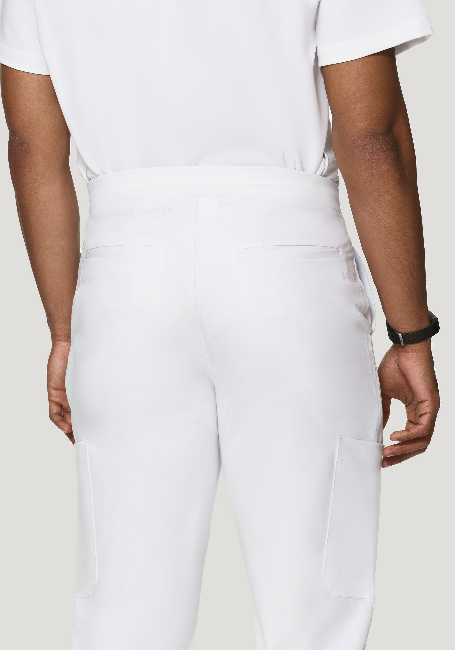 7 Pocket Joggers White