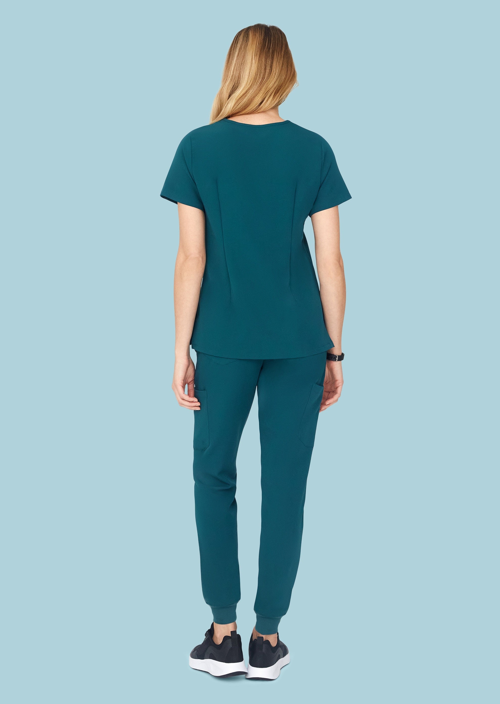 9 Pocket Joggers Caribbean Blue