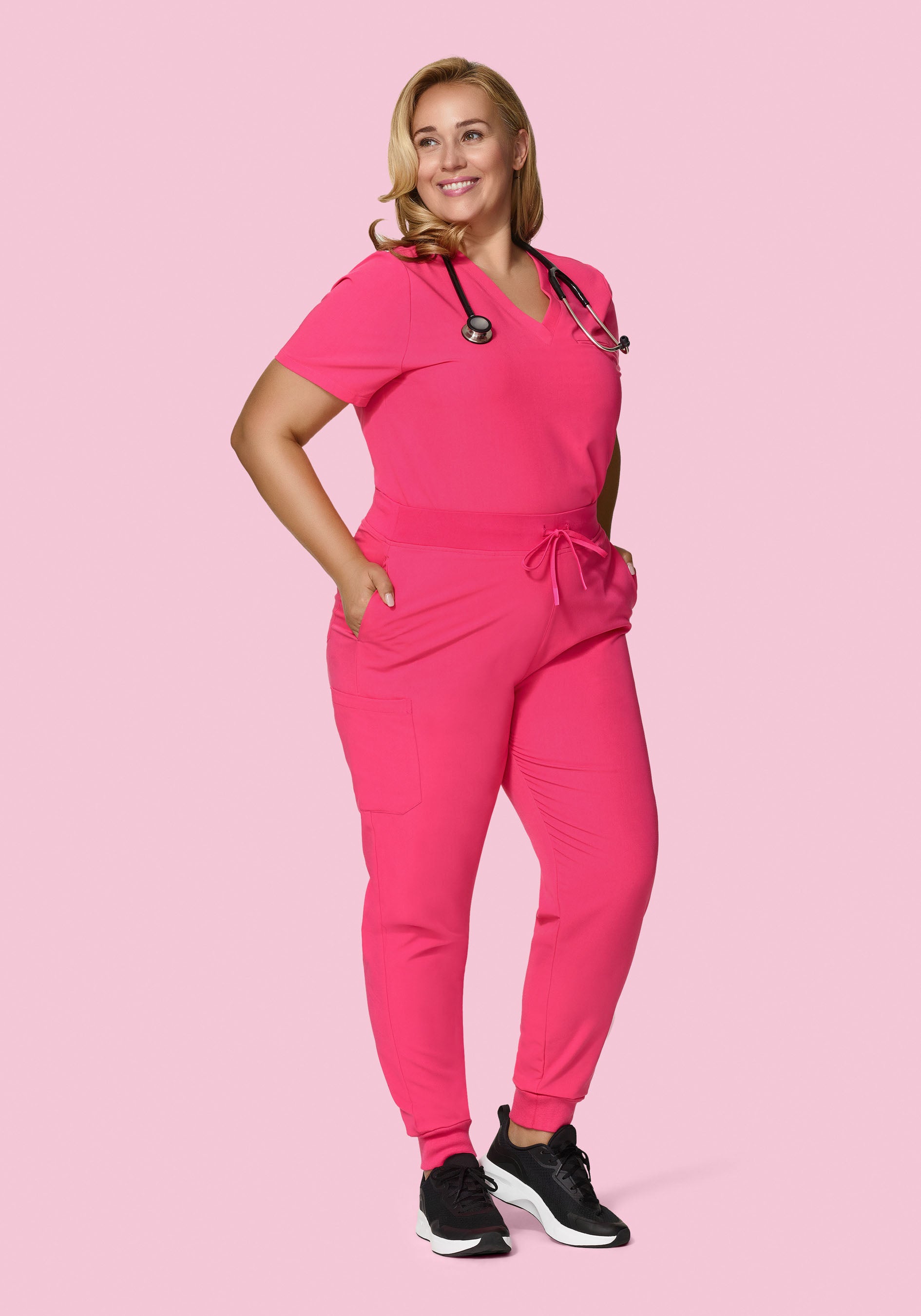 9 Pocket Joggers Azalea