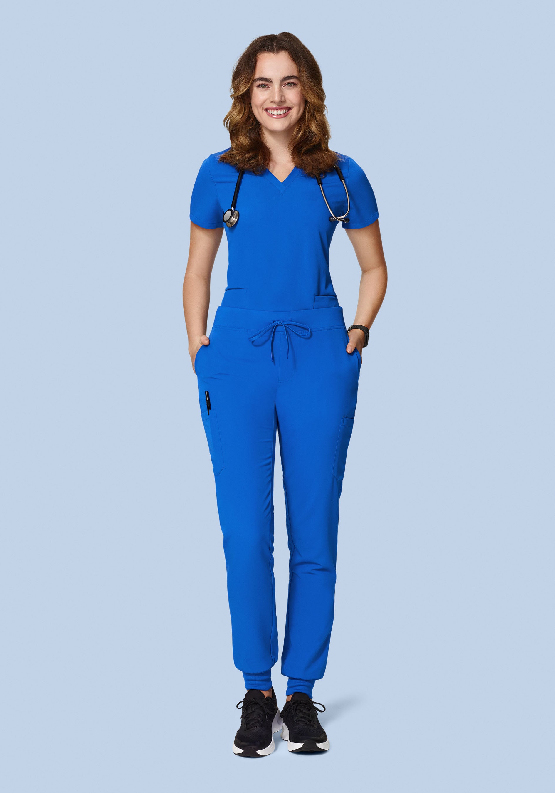 6 Pocket Top Royal Blue