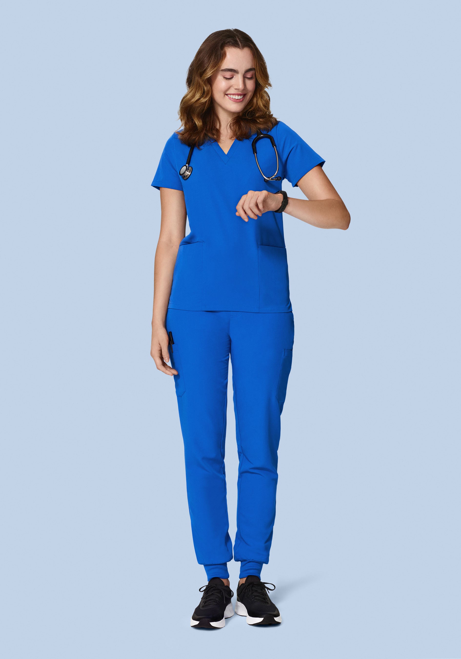 6 Pocket Top Royal Blue