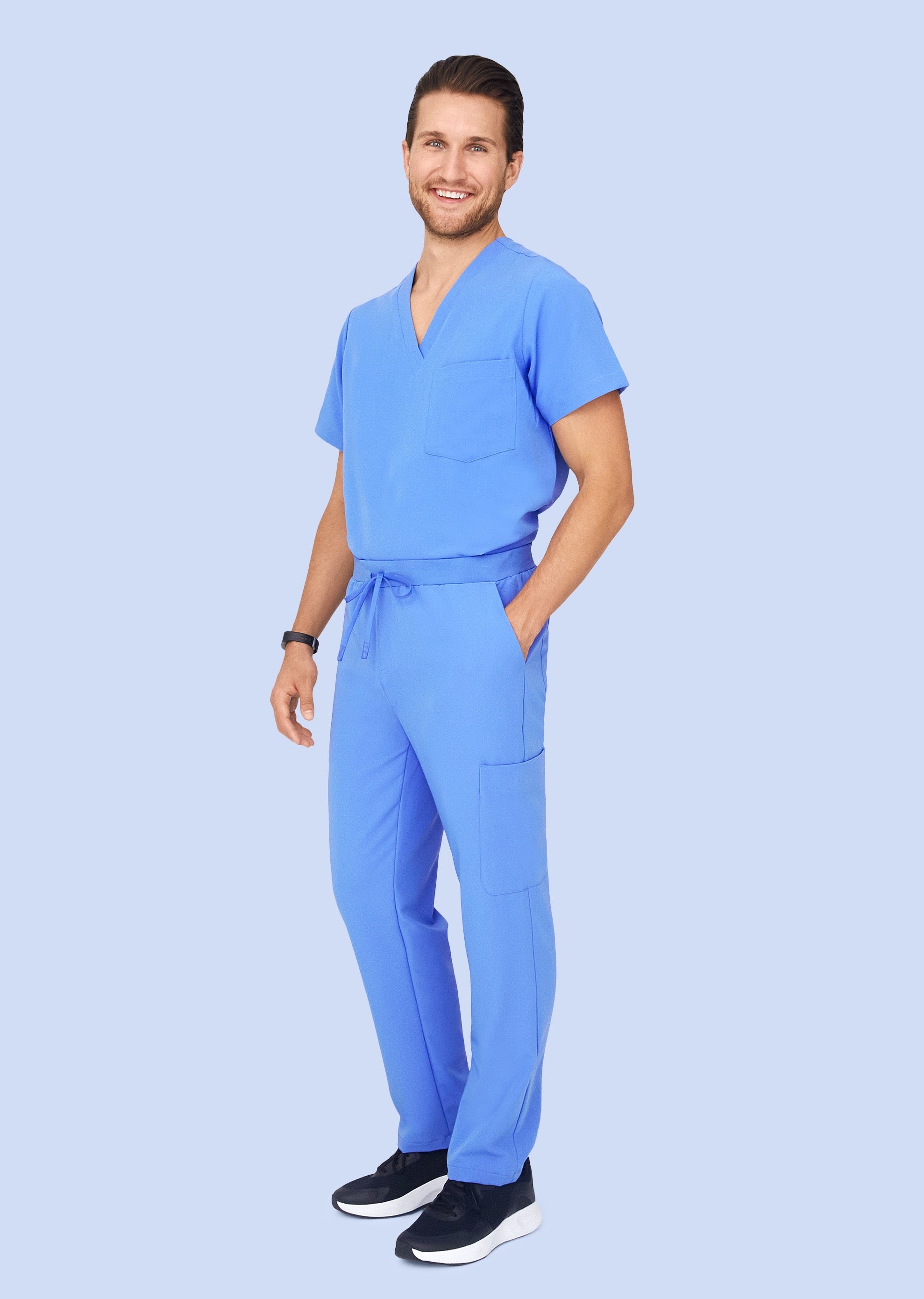 7 Pocket Cargos Ceil Blue