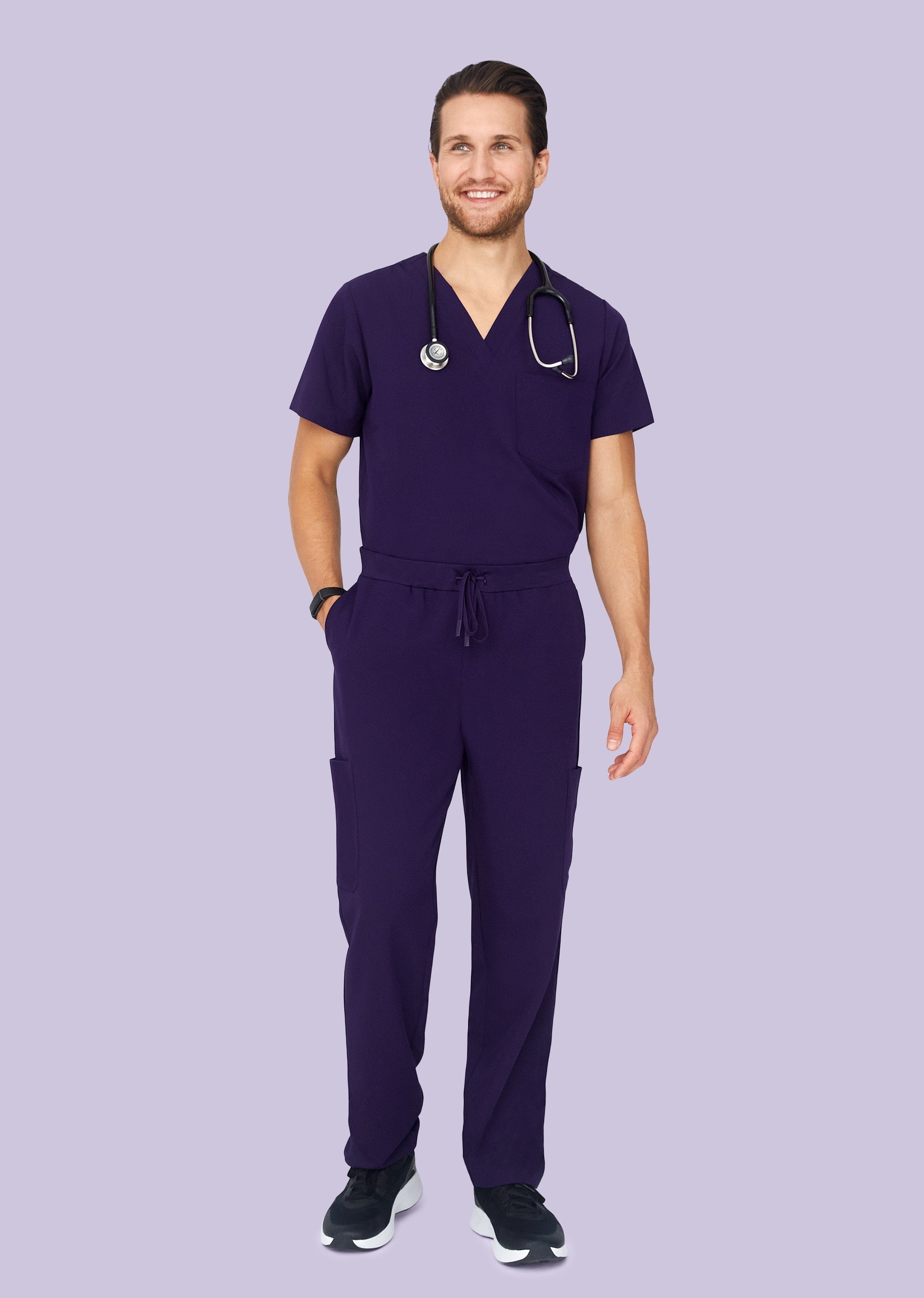 7 Pocket Cargos Eggplant