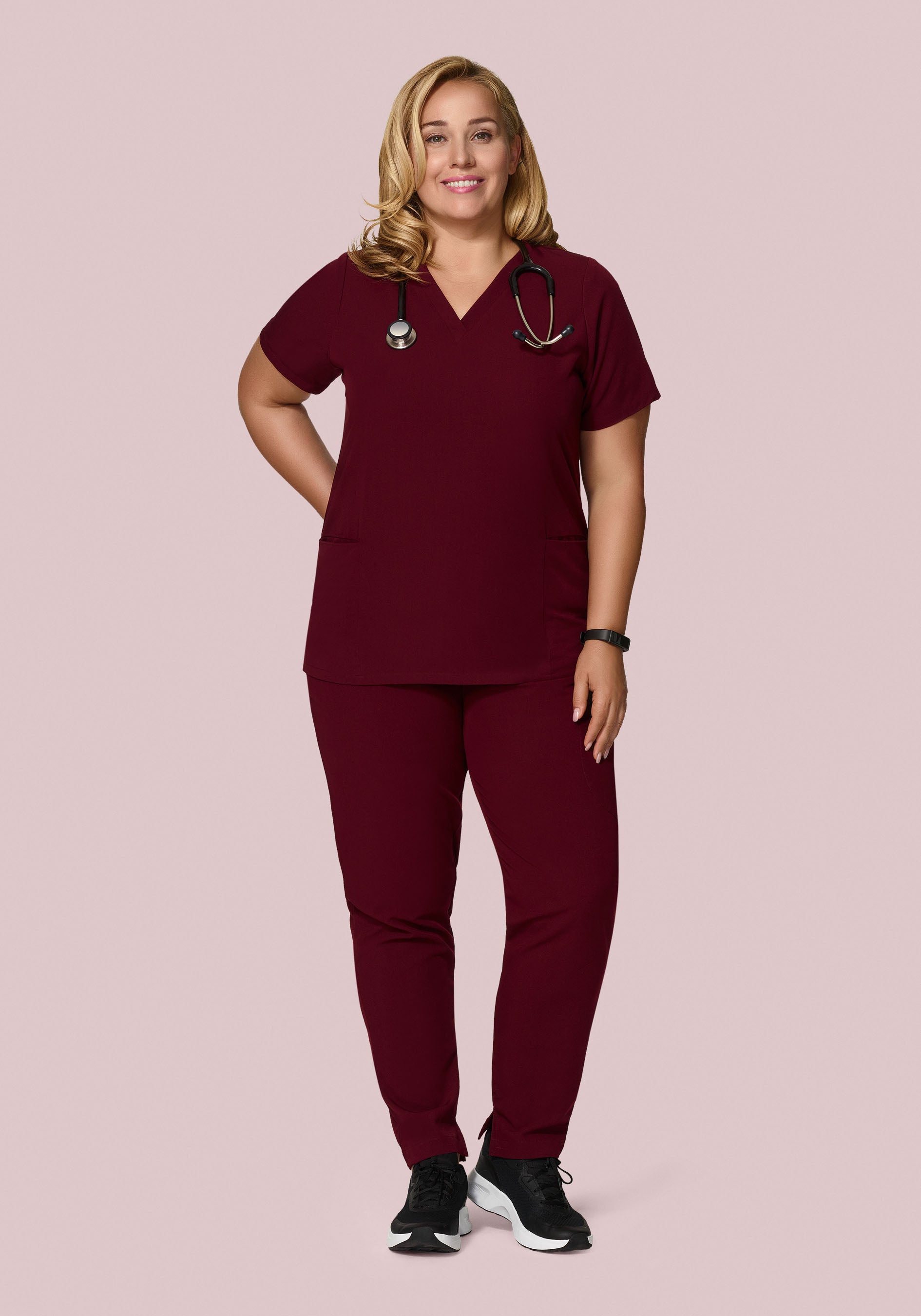 6 Pocket Slim Pants Wine