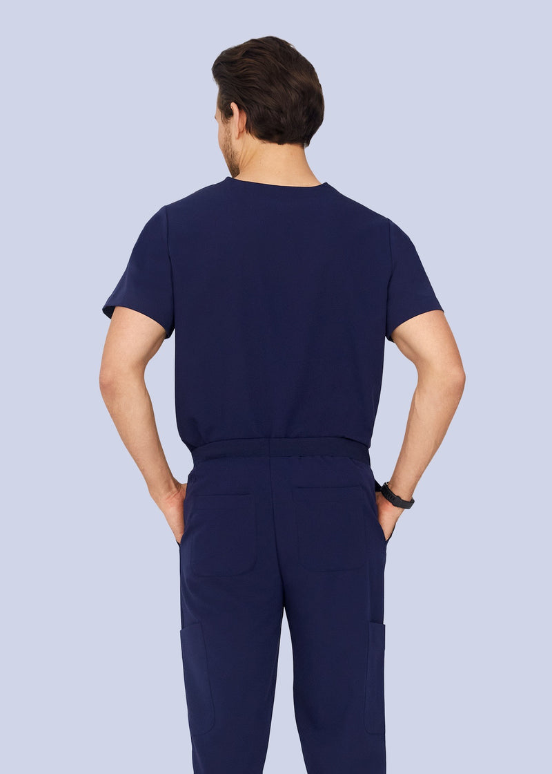 Men's Two-Pocket Scrub Top – Nuvia Central Support